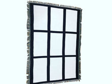 Load image into Gallery viewer, Custom Throw Blanket- 9 Panel
