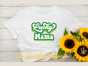 Lucky Mama Vintage T- Shirt