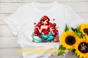 Ariel Butterfly Mommy & Me T- Shirt