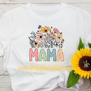 Mama Floral Garden T- Shirt