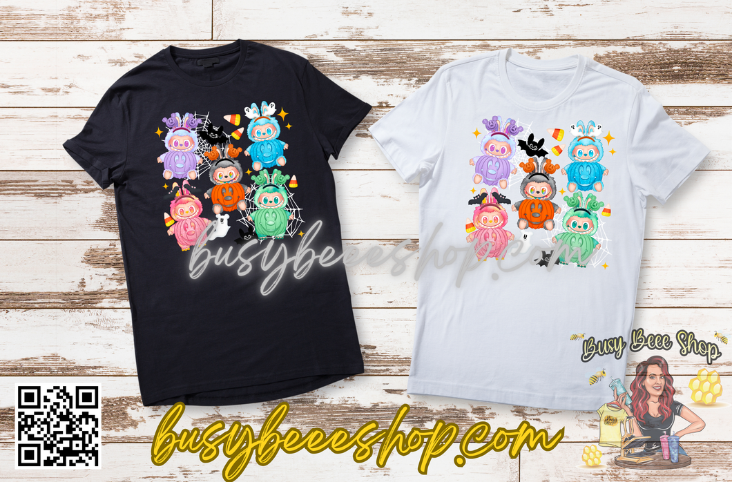 Spooky Pumpkins Labubu T-Shirt