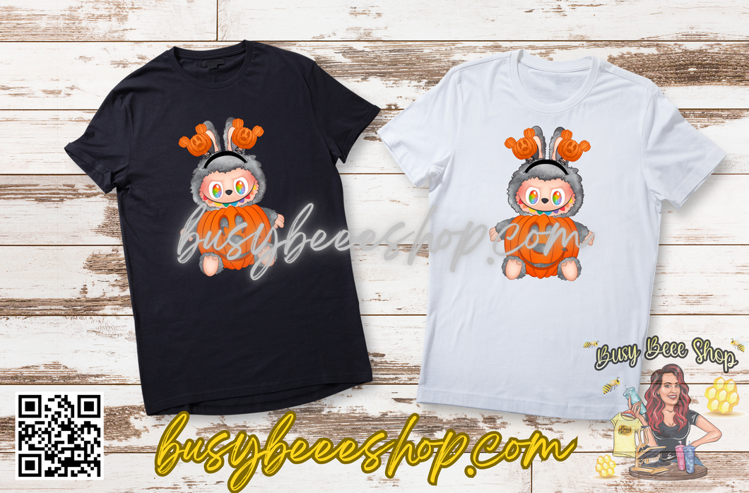Spooky Pumpkin Secret Labubu T-Shirt