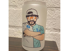 Load image into Gallery viewer, Bad Bunny All star - 16oz frosted glass
