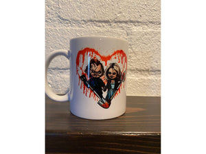 Chucky and his bride- 11oz. Mug